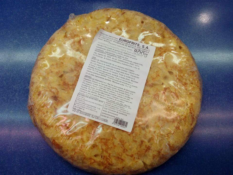 TORTILLA DE PATATA 800 GR. (ART.65) PRECOCINADOS Congelados Mamen y