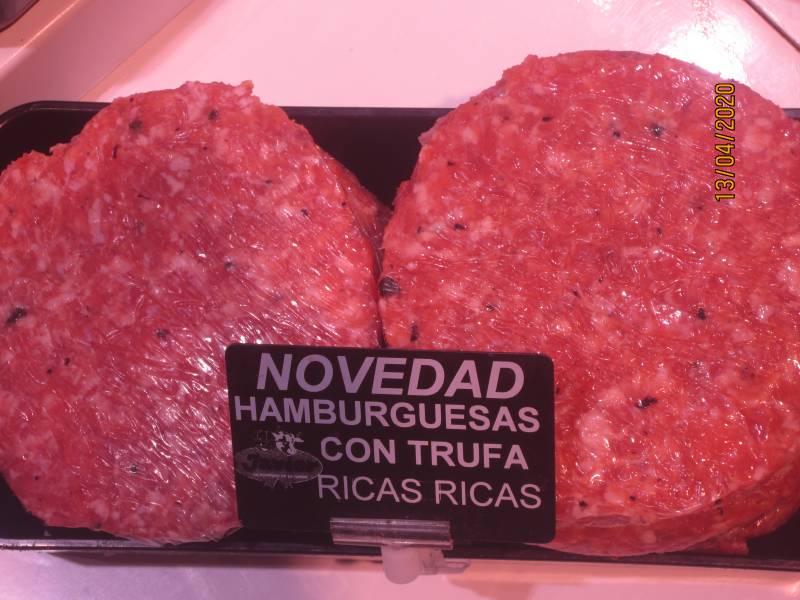 HAMBURGUESAS CON TRUFA